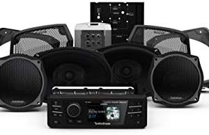BỘ 6 LOA VÀ SOURCE KIT HiỆU ROCKFORD FOSGATE LẮP XE HD ROAD GLIDE ULTRA, ELECTRA GLIDE & ULTRA CLASSIC 1998-2013 - STAGE 3 HD9813SGU-STAGE3 - BỘ