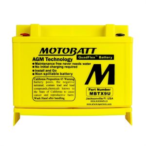 BÌNH ẮC QUY MOTOBATT 9 (12V - 10.5A) 9U - LẮP CHO XE TRIUMPH MBTX9U