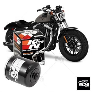 LỌC DẦU HARLEY DAVIDSON MÀU ĐEN OIL FILTER - KN-170