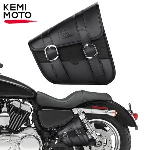 TÚI DA ĐEO HÔNG MÀU ĐEN LẮP XE HD SPORTSTER LK