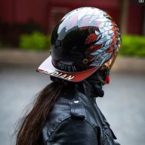 MŨ BẢO HIỂM 1/2 GANGSTER CUSTOM PAINT - XL