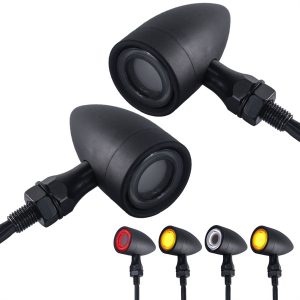 XI NHAN MINI LED 3IN1 MÀU ĐEN LẮP XE HARLEY DAVIDSON LK