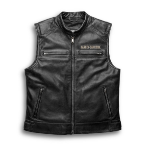 ÁO GHI LÊ VEST DA HIỆU HD MÀU ĐEN 98109-16VM