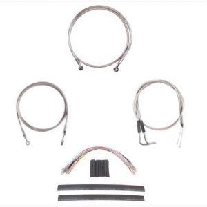 DÂY CÔN PHANH CHROME 4INCH LẮP SOFTAIL HARLEY DAVIDSON HÃNG HILL COURNTRY CUSTOM CYCLES HC-CKC21002-CVO-SS