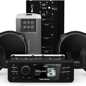 BỘ 4 LOA VÀ SOURCE KIT HiỆU ROCKFORD FOSGATE LẮP XE HD ROAD GLIDE ULTRA, ELECTRA GLIDE & ULTRA CLASSIC 1998-2013 - STAGE 2 HD9813SGU-STAGE2