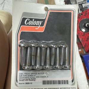 BỘ ỐC ĐĨA PHANH HÃNG COLONYDISC FRONT BRAKE ROTOR TO HUB TORX SCREW KIT TOURING 2014 UP 2925-10