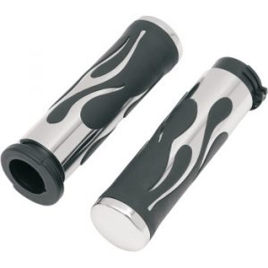 ĐÔI TAY NẮM CHROME FLAME GA CƠ DÀNH CHO HARLEY DAVIDSON