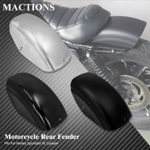 DÈ SAU NGẮN SPORTSTER MÀU ĐEN KÈM ỐP KHUNG LK CUSTOM SP001120