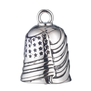 CHUÔNG ĐỒNG LÁ CỜ USA CHROME HÃNG HARLEY DAVIDSON 99459-25VX