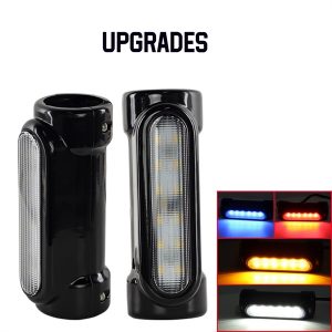 ĐÈN LED POLICE MÀU ĐEN HD LẮP KHUNG CHỐNG ĐỔ LK SP000967