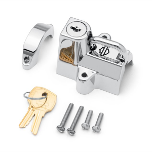 KHOÁ MŨ BẢO HIỂM MÀU CHROME LK 2800019