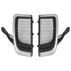 ĐÈN LED FAIRING QUÂY CHÂN MÀU ĐEN LẮP XE HD TOURING LK