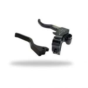 EASIER PULL CLUTCH + BRAKE LEVER COMBO BLACK 2014+ SPORTSTER 1FNGR 1FNHD2FGCMB3-BLKY