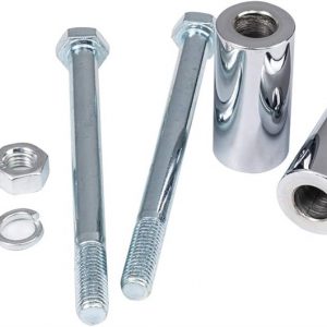 ẮC NÂNG GHI ĐÔNG XE HD 32MM MÀU CHROME 2'' LẮP XE SOFTAIL