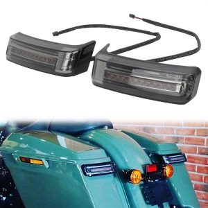 ĐÈN LED THÙNG CỐP SAU BẢN TO MÀU KHÓI 3IN1 LẮP HD TOURING 08-13 LK