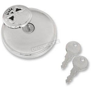 NẮP BÌNH XĂNG CÓ KHOÁ MÀU ĐẦU LÂU CHROME DRAG BÊN PHẢI