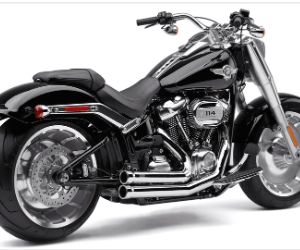 PÔ HIỆU COBRA SPEEDSTER SHORT 909'S FULL SYSTEM MÀU CHROME LẮP HD PATBOY 2018 - 2020 6715 - BỘ