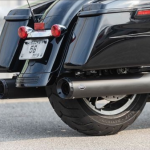 PÔ HIỆU S&S SLIP ON GRAND NATIONAL 4'' MÀU BLACK LẮP HD TOURING 2017 UP M8 550-0694 - CẶP