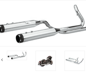 PÔ HIỆU S&S FULL CÂY 2-2 MÀU CHROME ĐUÔI ĐEN BÓNG LẮP HD TOURING 2017-2020 550-0699C - CẶP