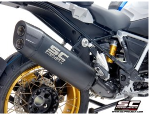 LON PÔ SLIP-ON HIỆU SC-PROJECT LẮP CHO XE BMW R1250GS (2019-) MÀU ĐEN B30-86MB - CÁI
