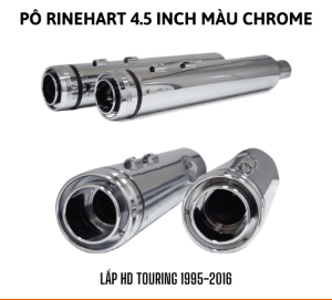 PÔ RINEHART 4.5 INCH MÀU CHROM LẮP HD TURING 1995 - 2016 500-0108C - ĐÔI