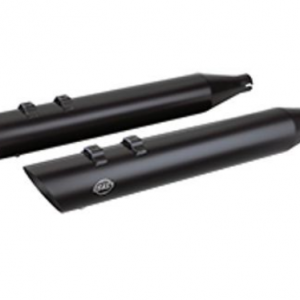 PÔ HIỆU S&S SLIP ON SLASH 4'' MÀU ĐEN LẮP HD TOURING 2017 UP M8 550-0696 - CẶP