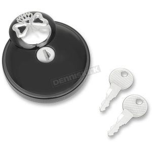 NẮP BÌNH XĂNG CÓ KHOÁ ĐẦU LÂU MÀU ĐEN DRAG