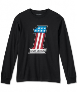 ÁO NỈ #1 RACING MÀU ĐEN HARLEY DAVIDSON - SIZE M