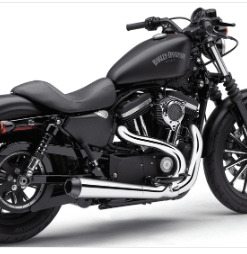 PÔ HIỆU COBRA FULL SYSTEM MÀU CHROME LẮP HD SPORTSTER 2014 - 2020 6473 - BỘ