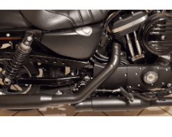 PÔ HIỆU COBRA SLIP-ON MÀU ĐEN LẮP HD SPORTSTER 2014 -2020 6086RB - ĐÔI
