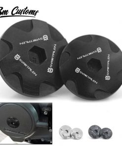 NẮP TRÒN BƯỞNG MÁY MÀU ĐEN LẮP XE HUSQVARNA