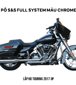 PÔ HIỆU S&S FULL SYSTEM 4.5 INCH MÀU CHROME LẮP HD TOURING 2017 - 2020 550-0851A - CẶP