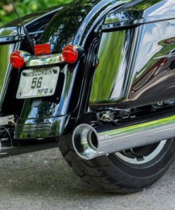 PÔ HIỆU S&S SLIP ON MK45 4.5'' MÀU CHROME TRACER LẮP HD TOURING 2017 UP M8 550-0669 - CẶP
