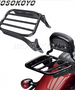 TỰA LƯNG THẤP MÀU ĐEN + GIÁ ĐÈO HÀNG DÒNG HD SPORTSTER LK SP001148
