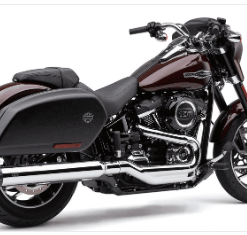PÔ HIỆU COBRA SLIP-ON MÀU CHROME LẮP HD SPORT GLIDE 2018 UP 6521 - ĐÔI