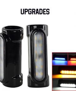 ĐÈN LED POLICE MÀU ĐEN HD LẮP KHUNG CHỐNG ĐỔ LK SP000967