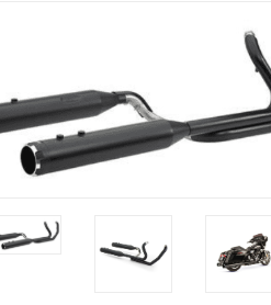 PÔ HIỆU S&S FULL CÂY 2-2 MÀU ĐEN ĐUÔI ĐEN BÓNG LẮP HD TOURING 2017-2020 550-0700C - CẶP