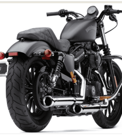 PÔ HIỆU COBRA SLIP-ON MÀU CHROME LẮP HD SPORTSTER 2014 -2020 6086 - ĐÔI