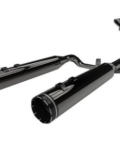 PÔ KHROME WERKS FULL SYSTEM 2-into-2 DOMINATOR 4-1/2" ĐEN BÓNG LẮP HD TOURING 1800-2177 201810A