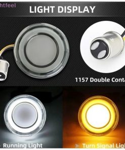 NẮP XI NHAN ĐÈN LED 2 CHẾ ĐỘ LẮP XE HD LK