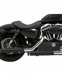 PÔ COBRA SLIP-ON MÀU ĐEN ĐUÔI CHROME LẮP HD SPORTSTER 2014 - 2020 6031RB - đôi