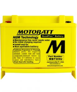 BÌNH ẮC QUY MOTOBATT 9 (12V - 10.5A) 9U - LẮP CHO XE TRIUMPH MBTX9U - BÌNH
