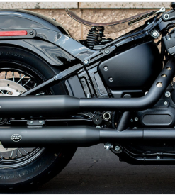 PÔ HIỆU S&S SLIP ON GRAND NATIONAL MÀU BLACK LẮP HD SOFTAIL 2018 UP M8 550-0734 - CẶP