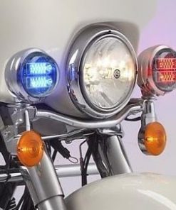 ĐÈN SƯƠNG MÙ HIỆU WHELEN NHÁY XANH ĐỎ NẮP ĐÈN TRẮNG CÓ MÔ - ĐUN P32F2RB