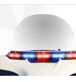 ĐÈN LED KÍNH CHẮN GIÓ HIỆU WHELEN LẮP HD TOURING STREET GLIDE , ULTRA 2014 -2020 M08T - BRBRB - Bộ