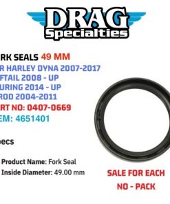 PHỚT GIẢM XÓC 49MM HÃNG DRAG 0407-0669