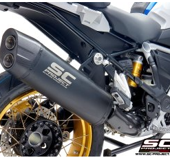 LON PÔ SLIP-ON HIỆU SC-PROJECT LẮP CHO XE BMW R1250GS (2019-) MÀU ĐEN B30-86MB - CÁI