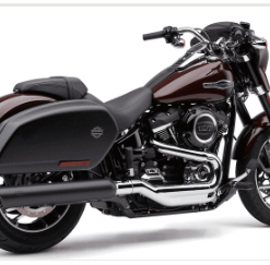PÔ HIỆU COBRA 909 TWINS SLIP-ON MÀU ĐEN LẮP HD SPORT GLIDE 2018 UP 6520B - ĐÔI