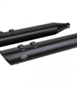 PÔ HIỆU S&S SLIP ON SLASH 4'' MÀU ĐEN LẮP HD TOURING 2017 UP M8 550-0696 - CẶP