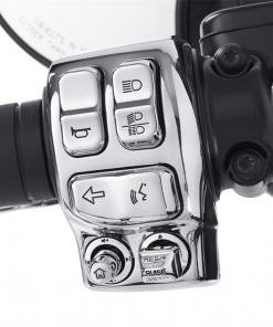BỘ NÚT 12 CÔNG TẮC MÀU CHROM HIỆU HD LẮP TOURING 71500187C